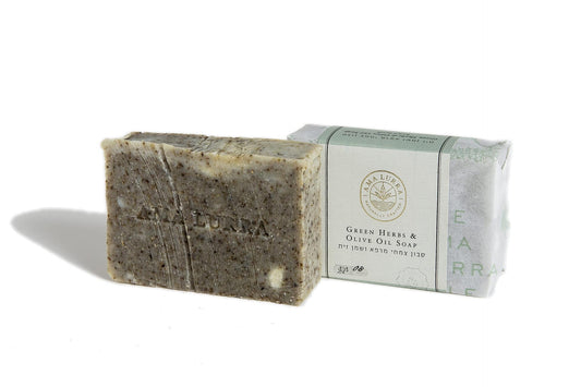 סבון טבעי עם צמחי מרפא