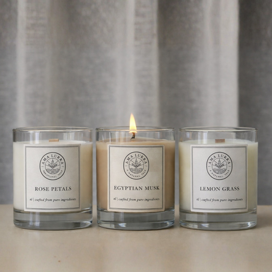 שלישיית נרות גדולים