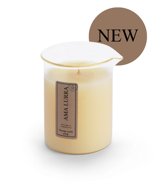 נר שמן עיסוי טבעי - בריח סאקורה