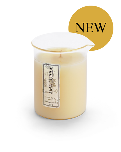 נר שמן עיסוי טבעי - ללא ריח