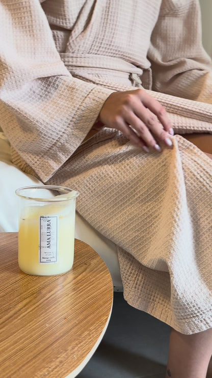 נר שמן עיסוי טבעי - ללא ריח